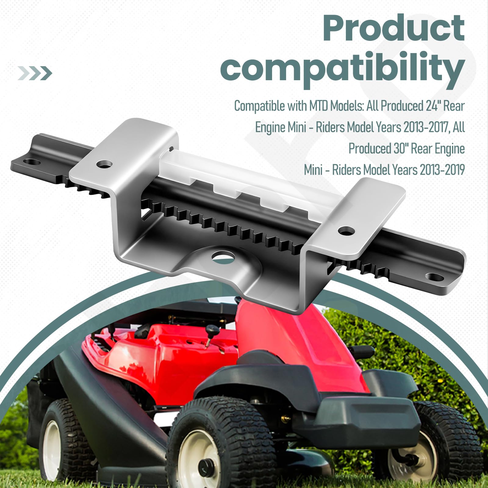 Ohoho 753-11064B 75311064B CR12 Kit de servicio de dirección compatible con cortacésped MTD Columbia CR30 / Cub Cadet CC30 CC30H CC30E Hydro Mini Riders & Craftsman R1000, con brida hexagonal 741