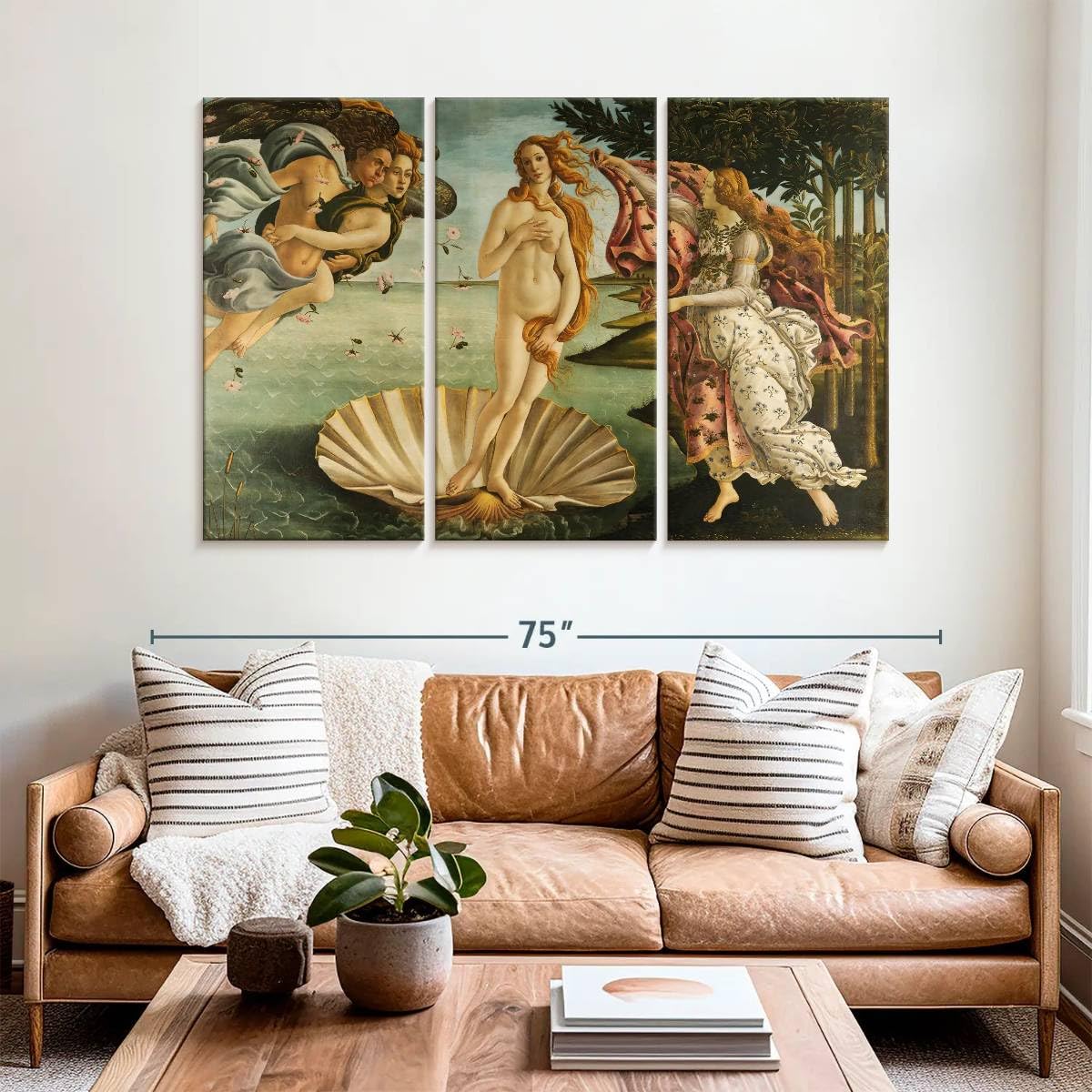 ◉ Birth of Venus ◉名画　47x63　複製画　アートワーク　額縁 Amazon.com: Elephant Stock - The Birth Of Venus Wall Art