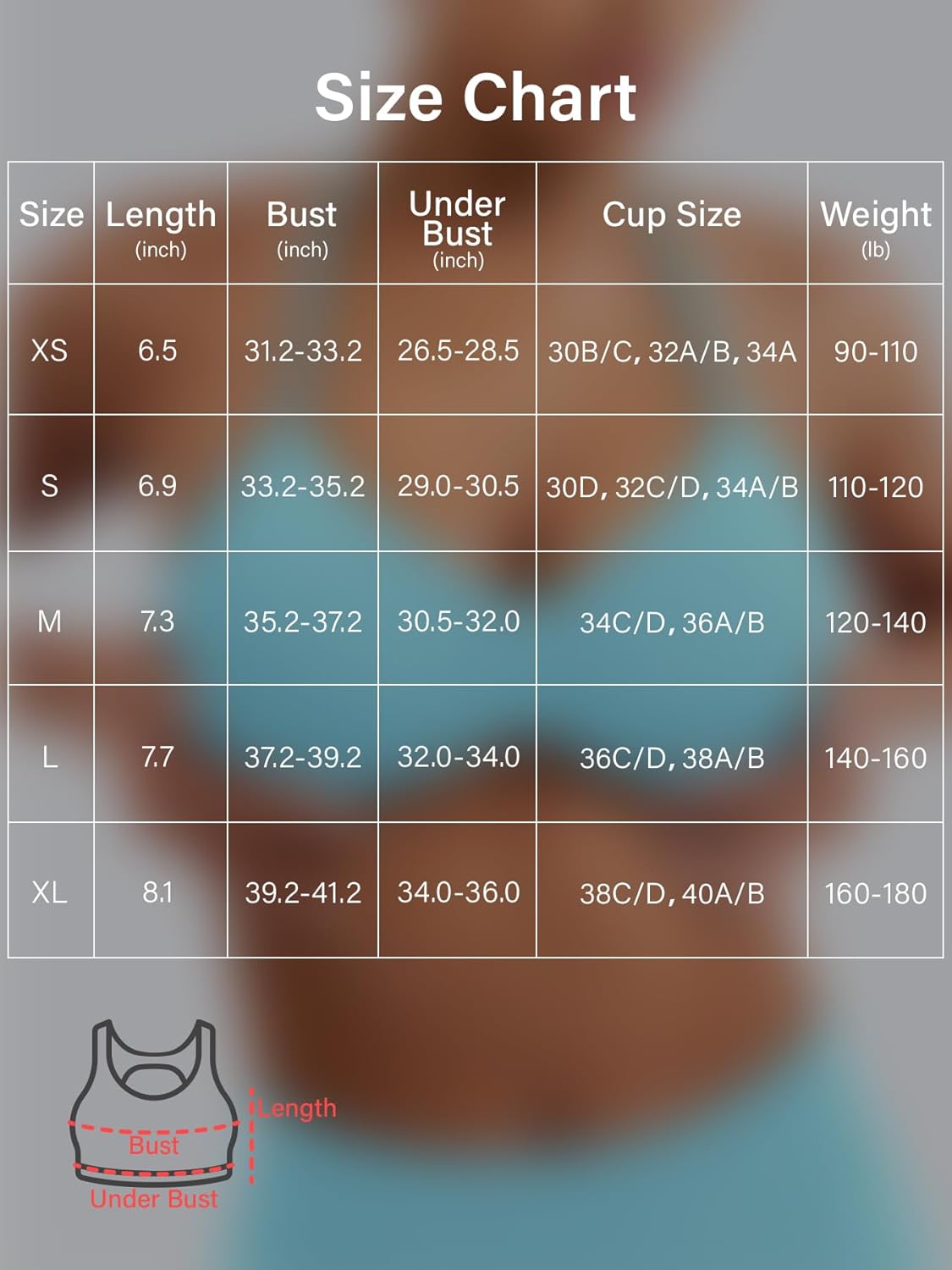 VOYJOY Impact Strappy Bra Sports Bras for Women Basic Crop Workout Sexy Tank Gym Yoga Bra - Image 6