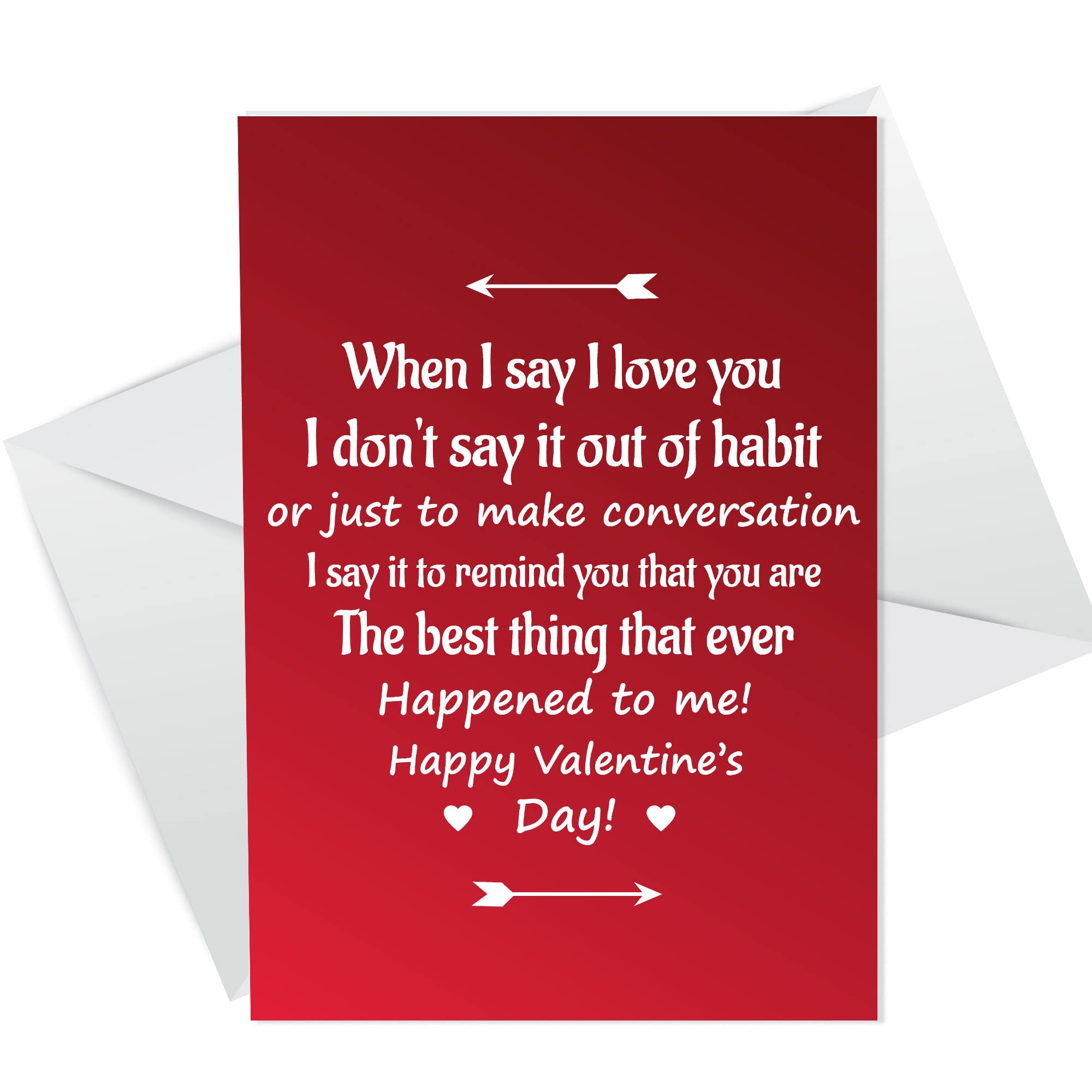 Sweet Valentines Day Card Quote Card For Him Her Boyfriend Girlfriend Husband Wife Card