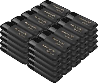 EAMGROUP C175 128GB 50 Pack USB 3.2 Gen 1 (USB 3.1/3.0) USB Flash Thumb Drive, External Data Storage Memory Stick Compatible with Computer/Laptop (Matte Black) TC1753128GB25