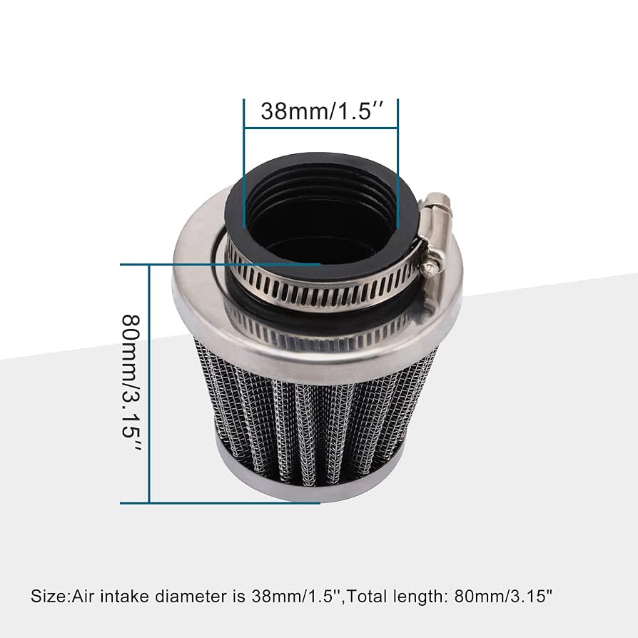 Amazon.com: GOOFIT 38mm Air Filter for GY6 CG 150 Moped