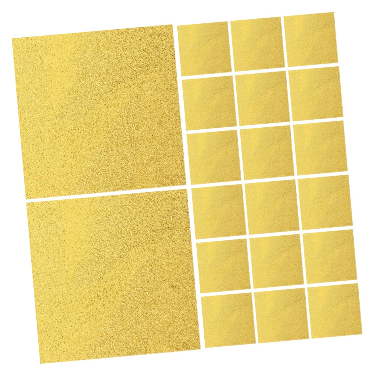 Cabilock Candy Foil Wrappers 200pcs Gold Aluminum Foil for Baking Kitchen Party Storage