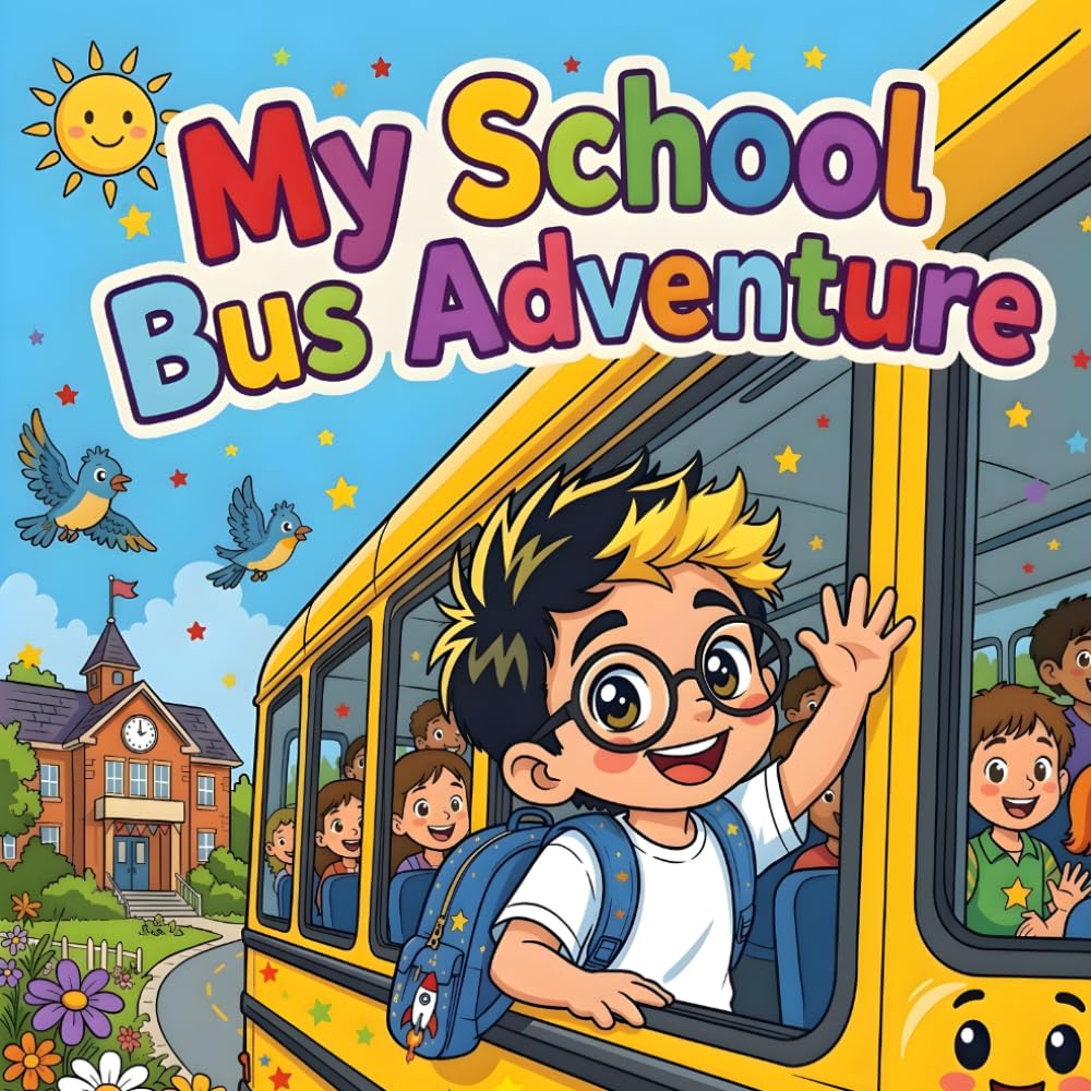 My School Bus Adventure Book: A First Time Riding the School Bus Story for Kids