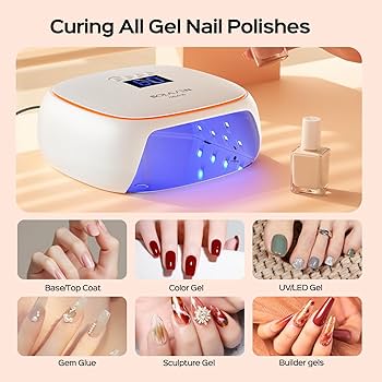 Amazon.com: BOLASEN UV LED Nail Lamp, 60W UV Light for Gel