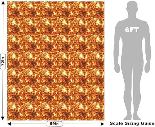 Miniatura 2 de Rwraps - Rollo de película de vinilo mate de lava Deadly Fumarole de 59 pulgadas x 1 pie con tarjeta de aplicación para vehículo