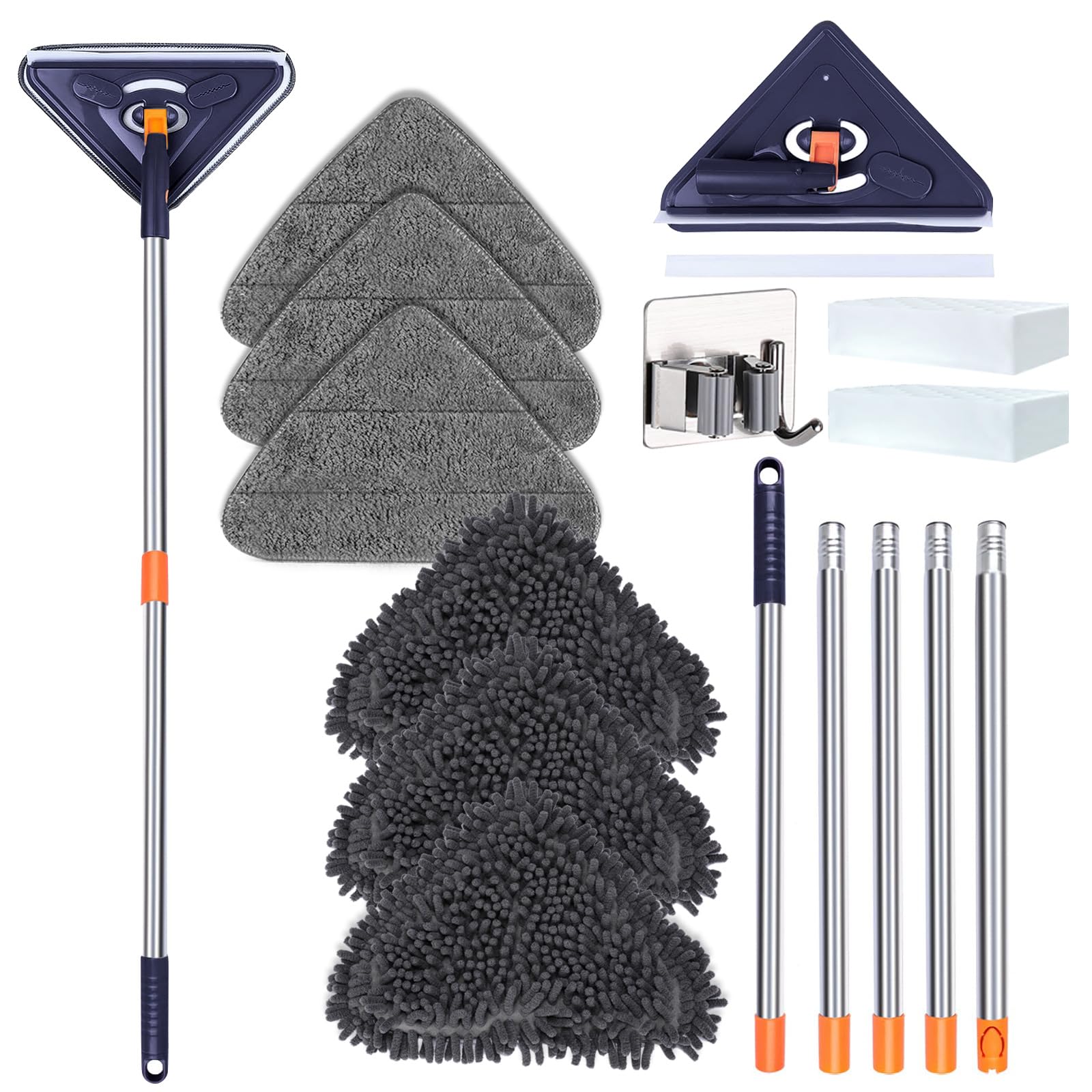 Wall Cleaner with Long Handle, Wall Cleaning mop Wall Cleaner for Painted Walls (B0CG9YHCPW) Amazon Price History, Amazon Price Tracker