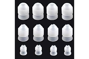MYUBWTF12 Pieces White Pastry Bag Coupler