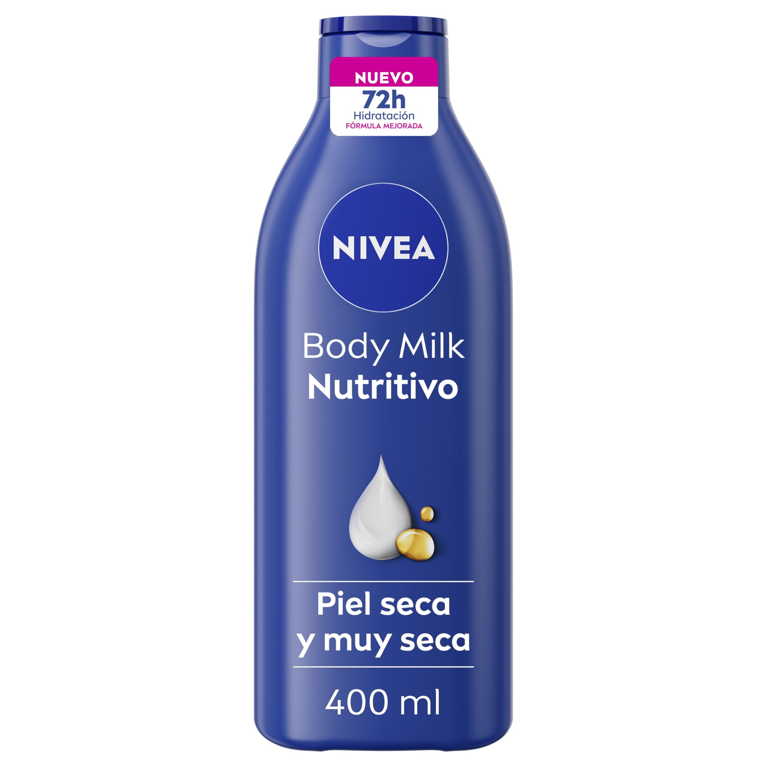 NIVEA Body Milk Nutritivo Crema Corporal con Ácido Hialurónico