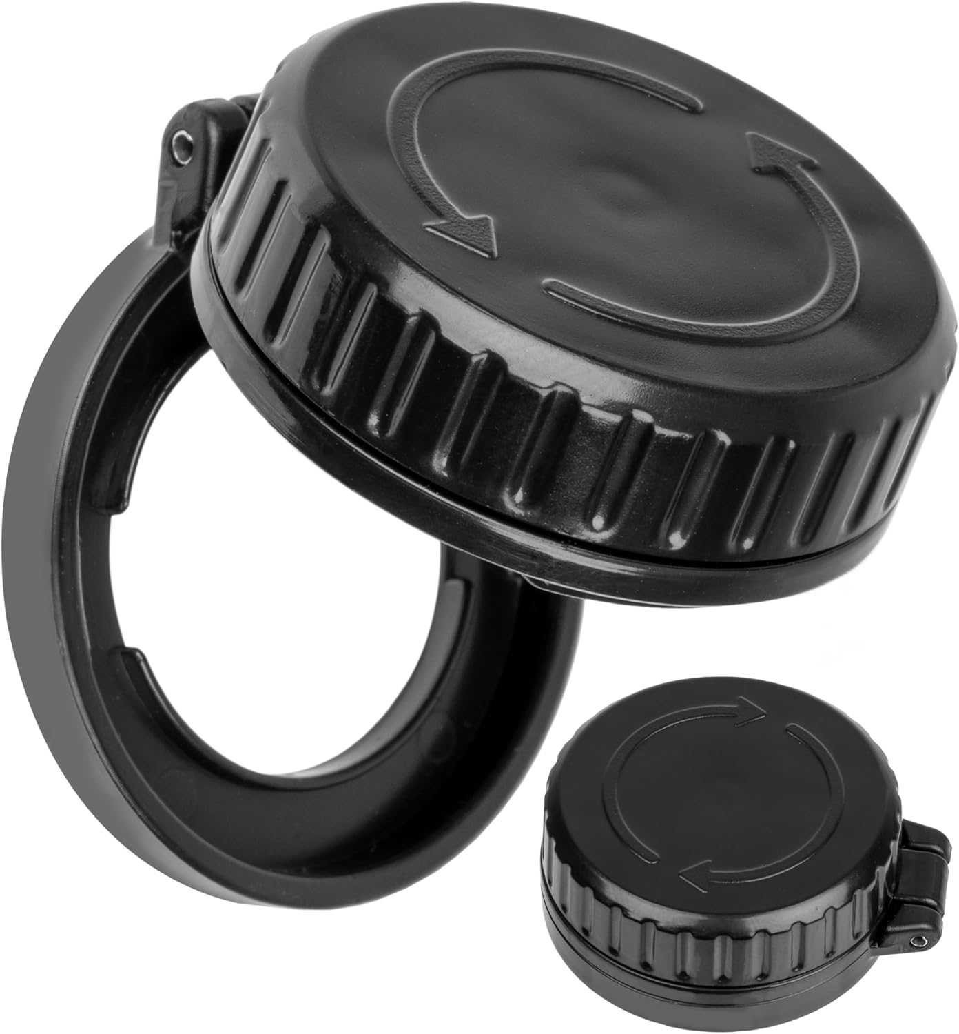 Osłona na pokrętła, 2 szt, do pokręteł Ø 25 x 5 mm, Czarna, do przyklejenia, do pokręteł kuchenki, pokrętła start-stop zmywarki, kuchenki mikrofalowej, blokada pokręteł dla dzieci do dużych urządzeń
