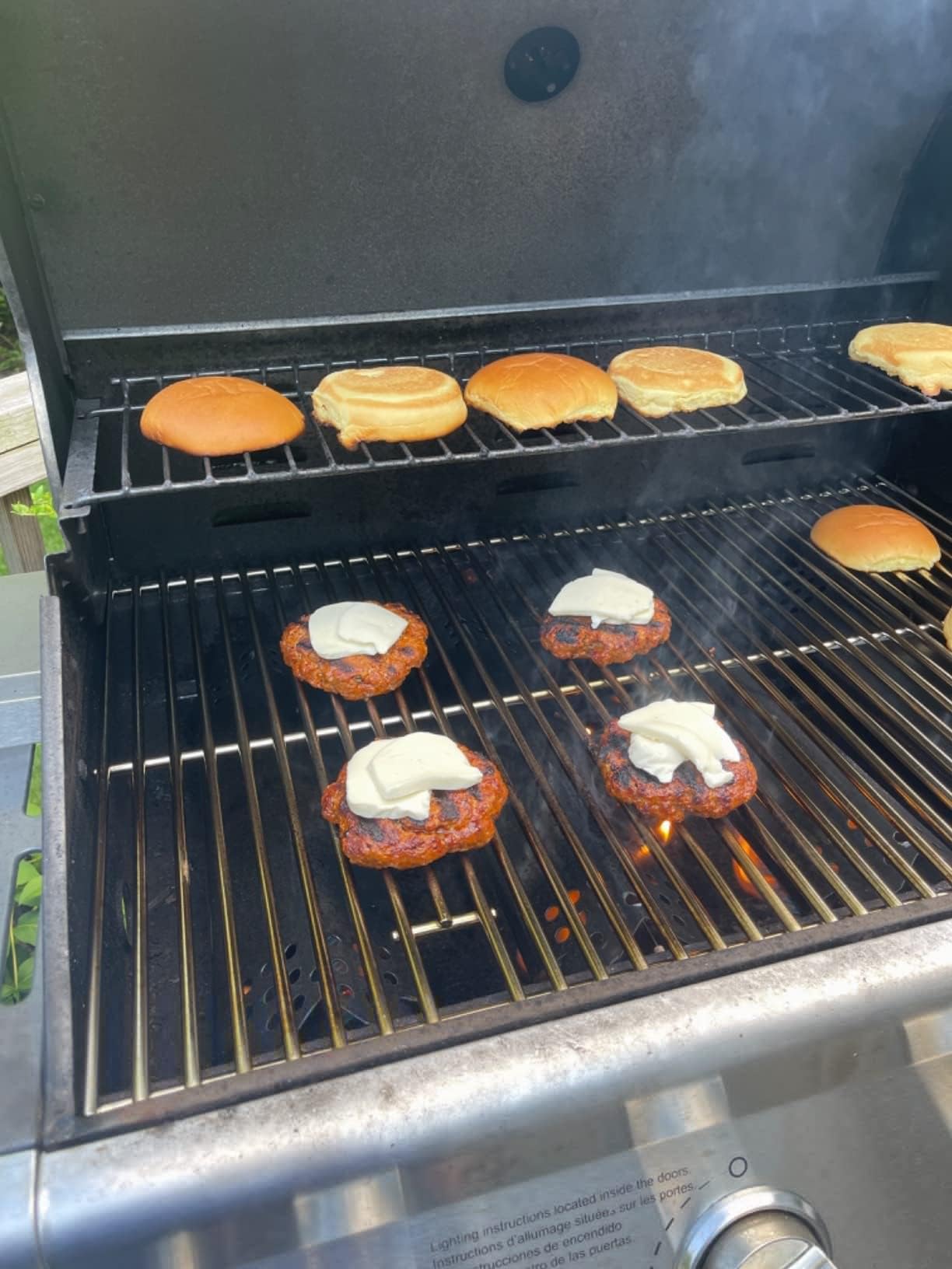 GFTIME Ruszt do grillowania ze stali nierdzewnej, 43,2 × 33,5 cm, zamiennik rusztu do grilla Landmann Triton, Enders Boston/Monroe PRO 4, Broil King Baron/Crown, Napoleon LEX 485, masywne ruszty 7 mm