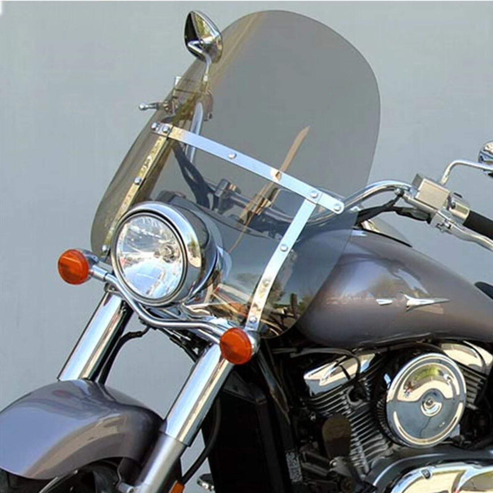 Motocicleta Deflector para Cruisers para Standards 1981-2015 Deflector De Parabrisas De Motocicleta Parabrisas De Humo