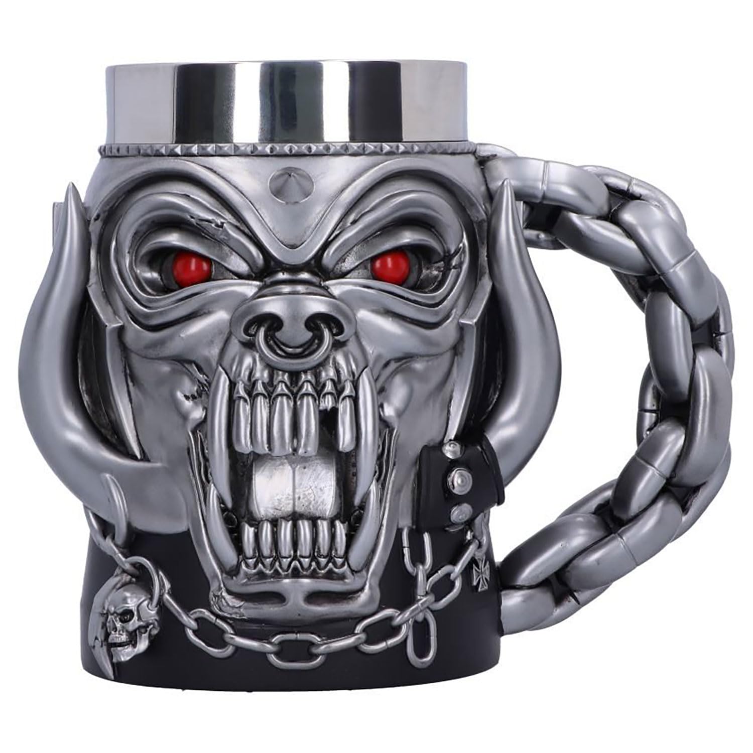 Nemesis Now Motorhead Warpig Tankard 15.5Cm, Resin, Officially Licensed Motorhead Merchandise, Motorhead Beer Mug, Cast In The Finest Resin, Expertly Hand-Painted, Removable Insert