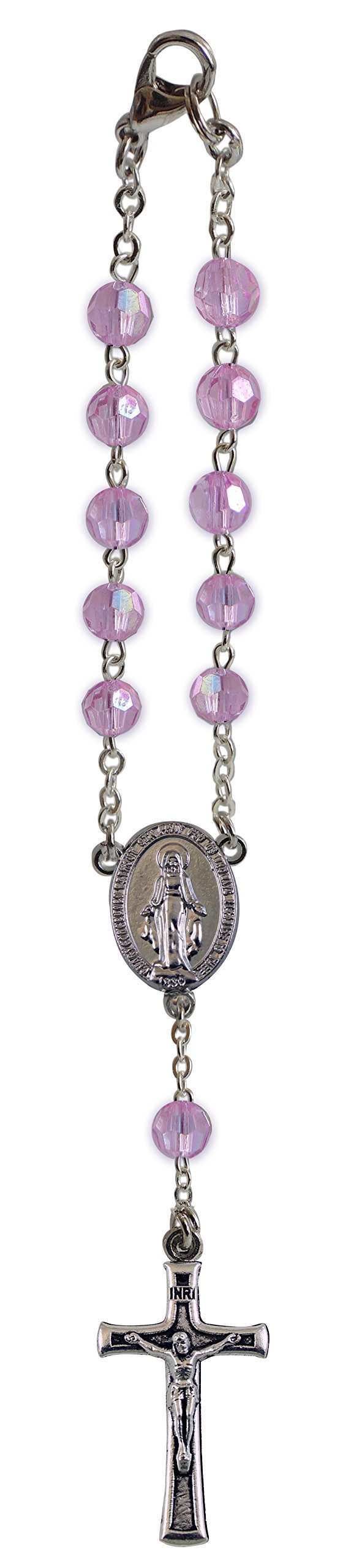 Cathedral Art (Abbey & CA Gift) June/Light Amethyst Birthstone Car Rosary