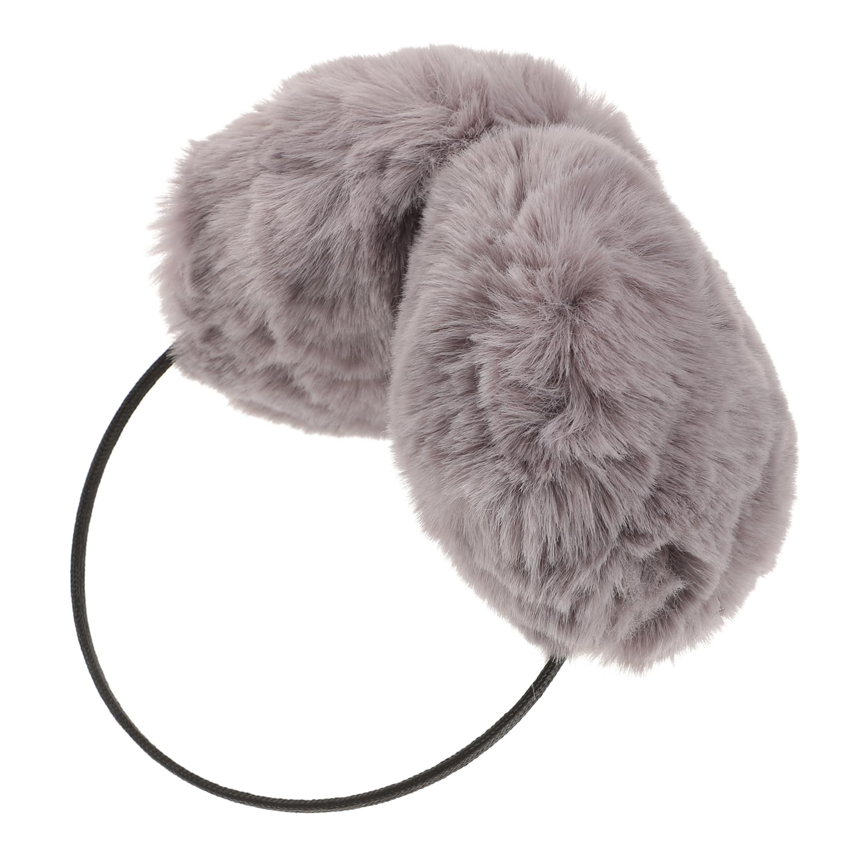 ROMISBABA Plush Winter Outdoor Earmuff for Women Cozy Furry Ear Warmer Stylish Faux Rabbit Fur Ear Cover for Cold Weather Activities and Fashionable Looks