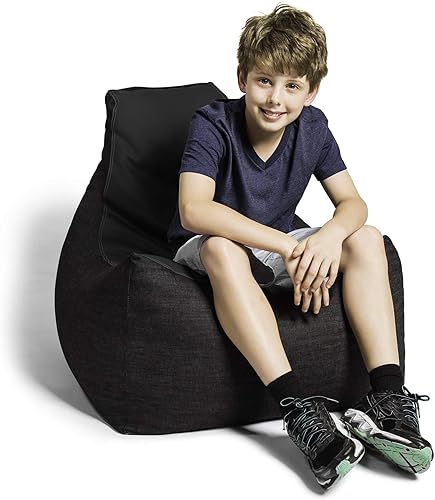 Miniatura 5 de Jaxx Pixel Gamer - Puf de vinilo de alta calidadmezclilla oscura, negro