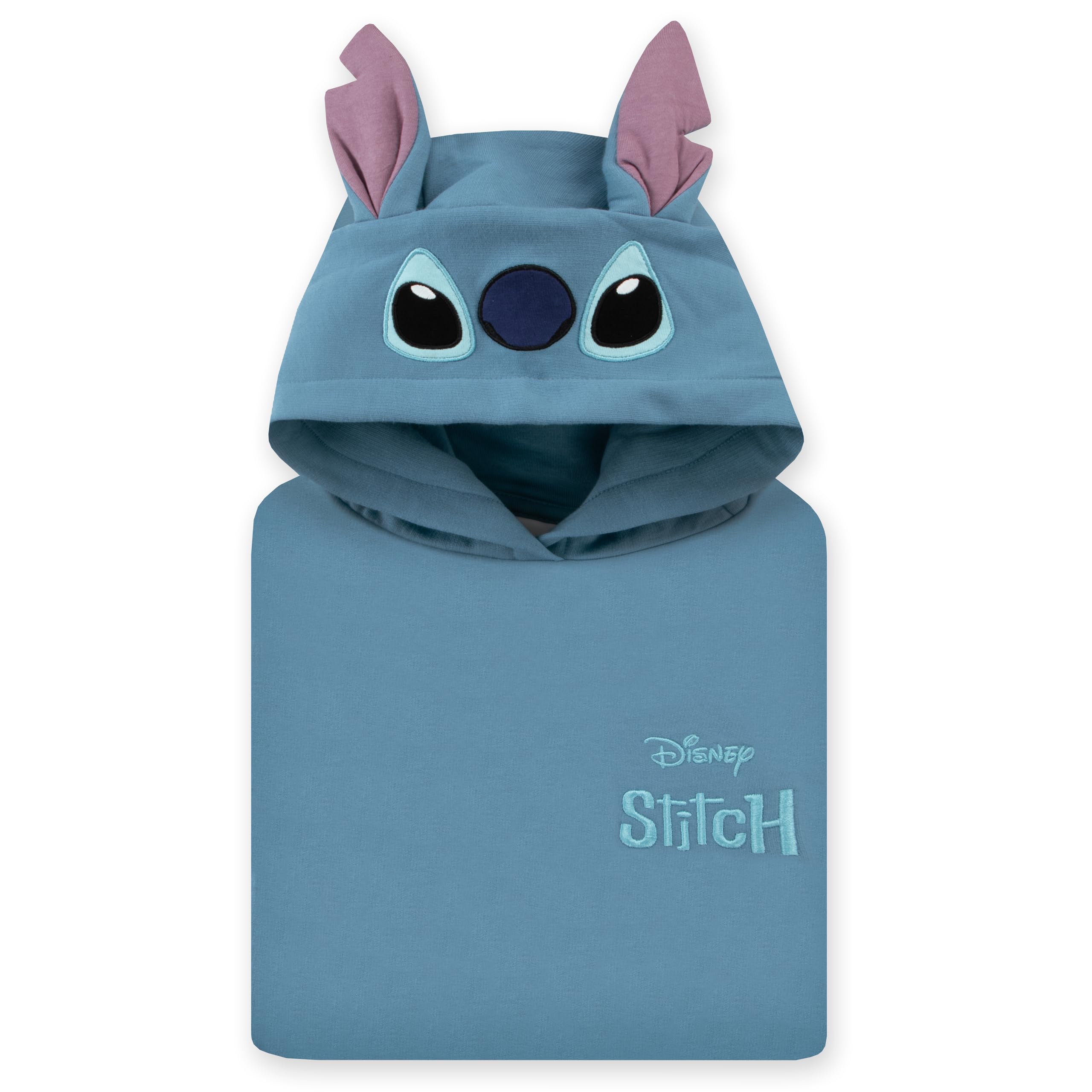 Disney Lilo EET Stitch Hoodie, Sweat A Capuche Long pour Enfants, Pull Stitch avec Oreilles 3D, Vêtements en Coton pour Filles