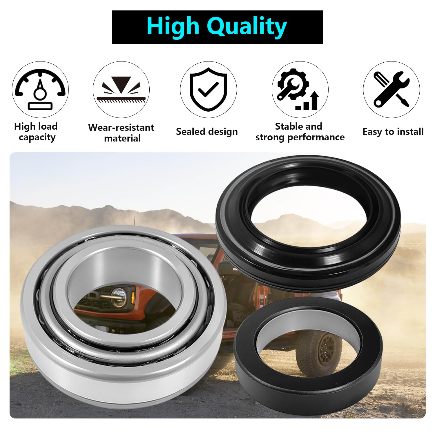 2007-2017 Jeep Wrangler JK Rear Non-Rubicon Dana 44 Rear Axle - Foto 4