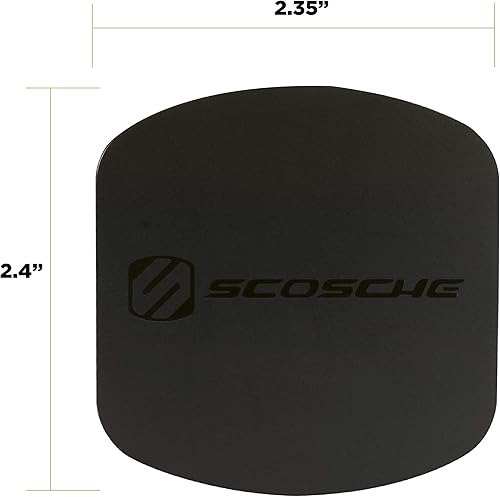 Miniatura 6 de Scosche MAGWDM MagicMount Soporte magnético para teléfono de automóvil para parabrisas o tablero y kit de placa de repuesto MAGRKXLI MagicMount para