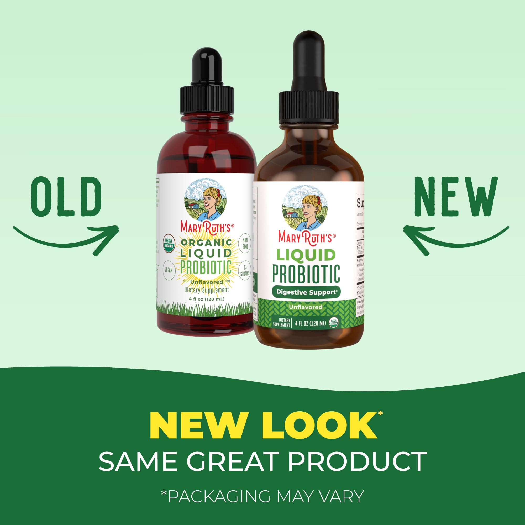 MARYRUTH'S USDA Organic Liquid Probiotic for Adults & Kids, Unflavored, 4oz — Amazon image 3