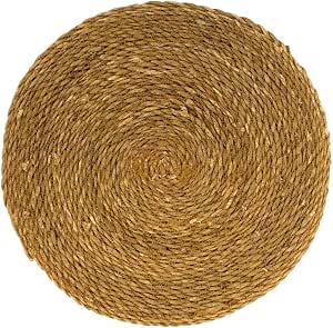 Natural Seagrass Round Table Mat : Amazon.co.uk: Home & Kitchen
