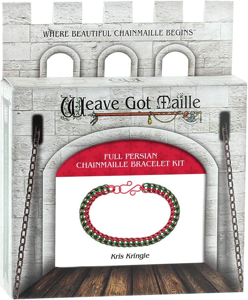 Kris Kringle Full Persian Chain Maille Bracelet Kit