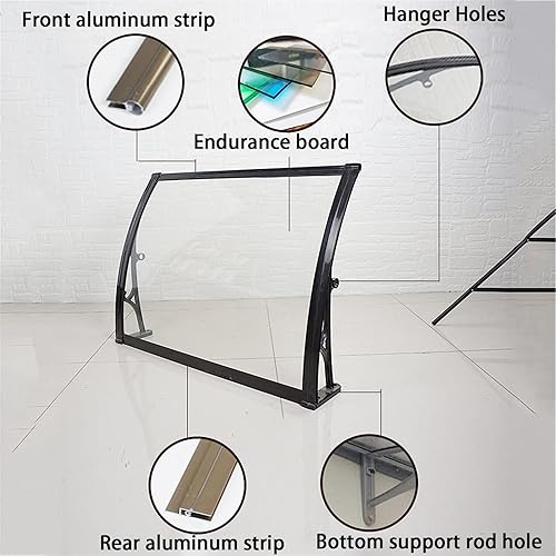 Miniatura 2 de Toldo para ventana, toldo para puerta delantera, toldo para puerta delantera al aire libre, toldo para patio al aire libre, toldos modernos para