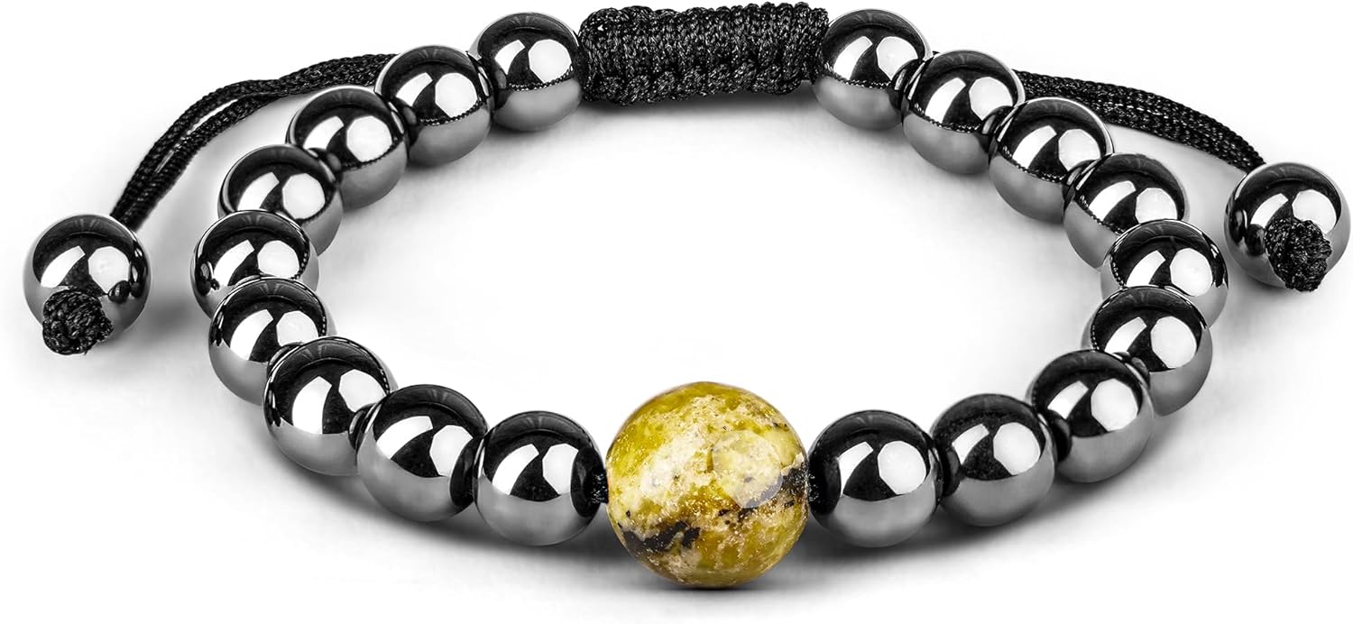 KARMAPLEDGE Healing Crystal Bracelets for Womens and Mens, Spiritual, Positive Energy & Balance, Handmade Natural Crystal Beads Bracelets