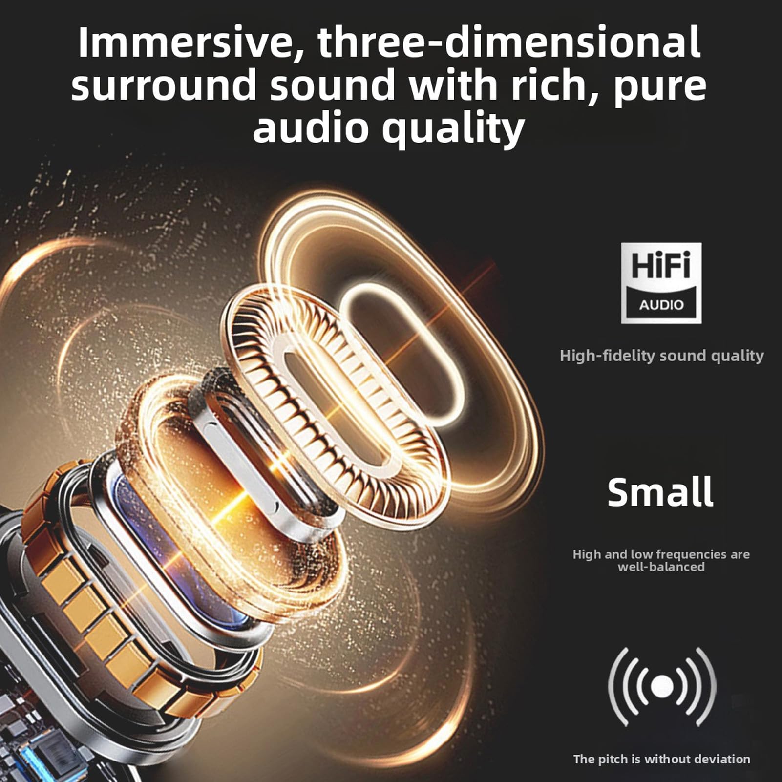 Occhiali Intelligenti AI Traduzione Multilingue in Tempo Reale Musica e Chiamate Wireless, Lenti con Rivestimento Rosso Anti-luce Blu, Tracker di attività con Assistente Vocale