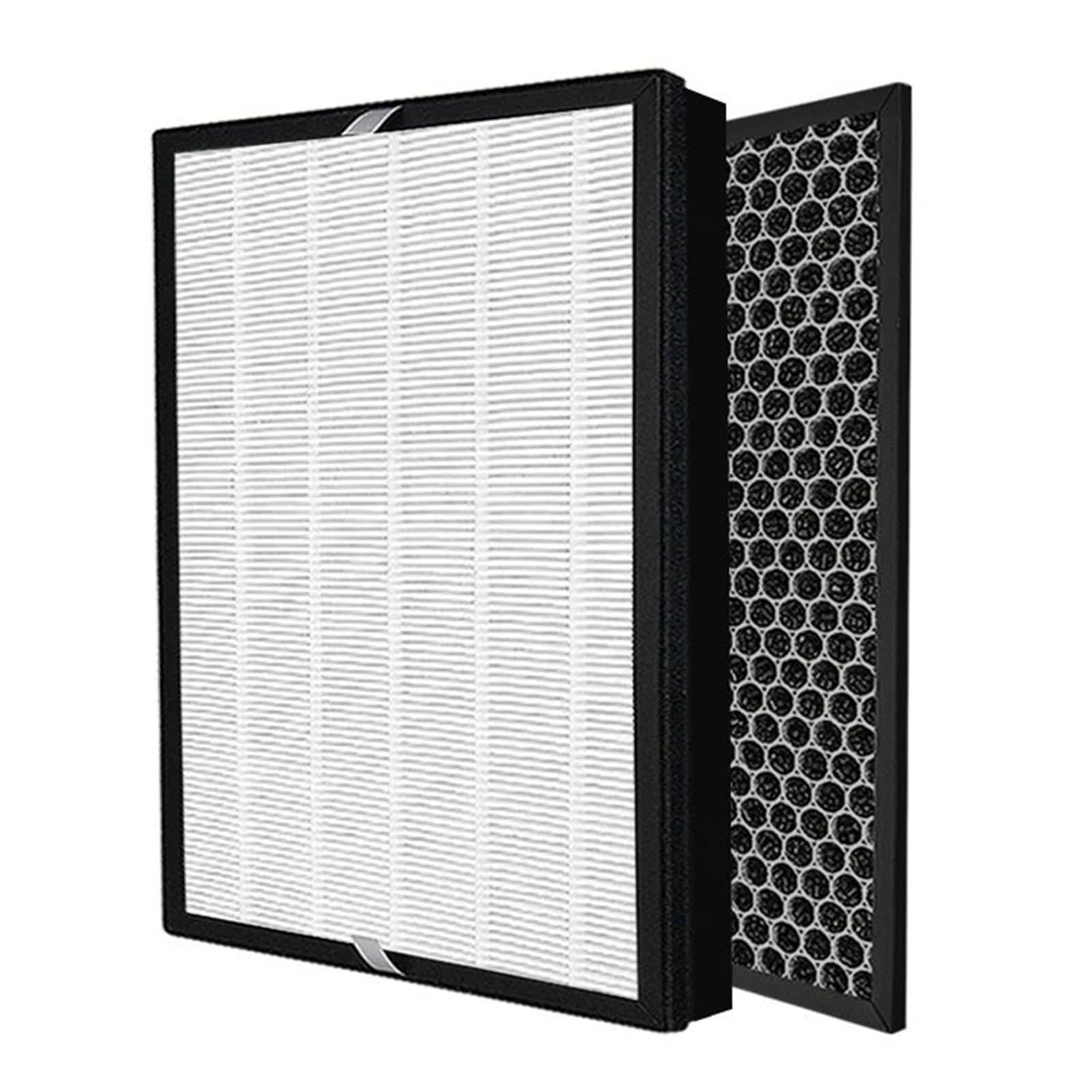 Filtro De Carbón H13 Filtro Purificador De Aire Compatible With Sharp KC-D41R-W Reemplazo FZ-D40HFE FZ-D40DFE Filtro Humidificador FZ-A61MFR KC-D41R-B(Set)