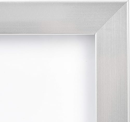 Miniatura 5 de Yaxa Basics Rectangular Photo Picture Frame, 5" x 7", Pack of 2, 8.31 x 6.30 inches, Nickel