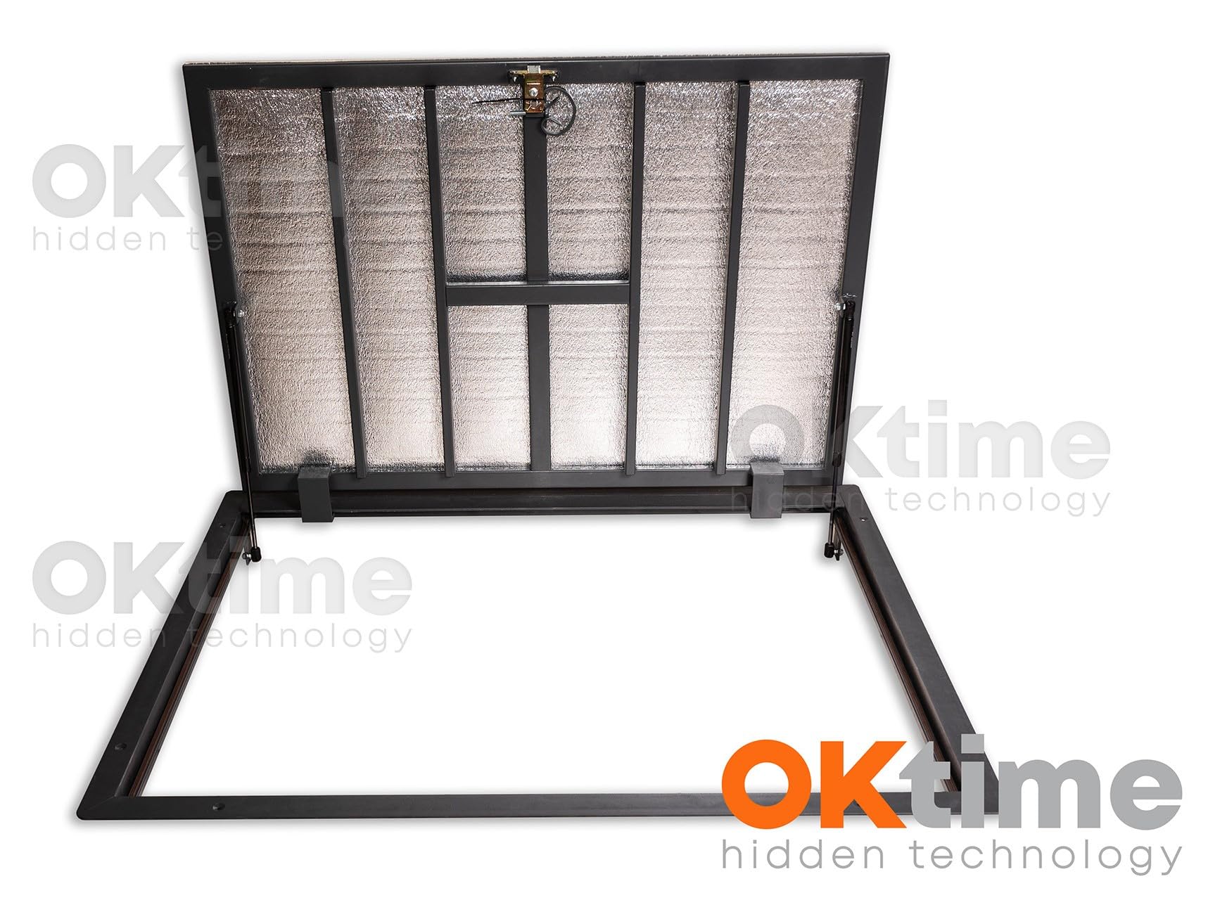 Trampilla Para el Suelo 1000 mm x 1000 mm - Trampilla de Suelo - Tapa de Pozo - Pozo de Inspección - Las Juntas Especiales Protegen Contra la Humedad y Los Olores Extraños