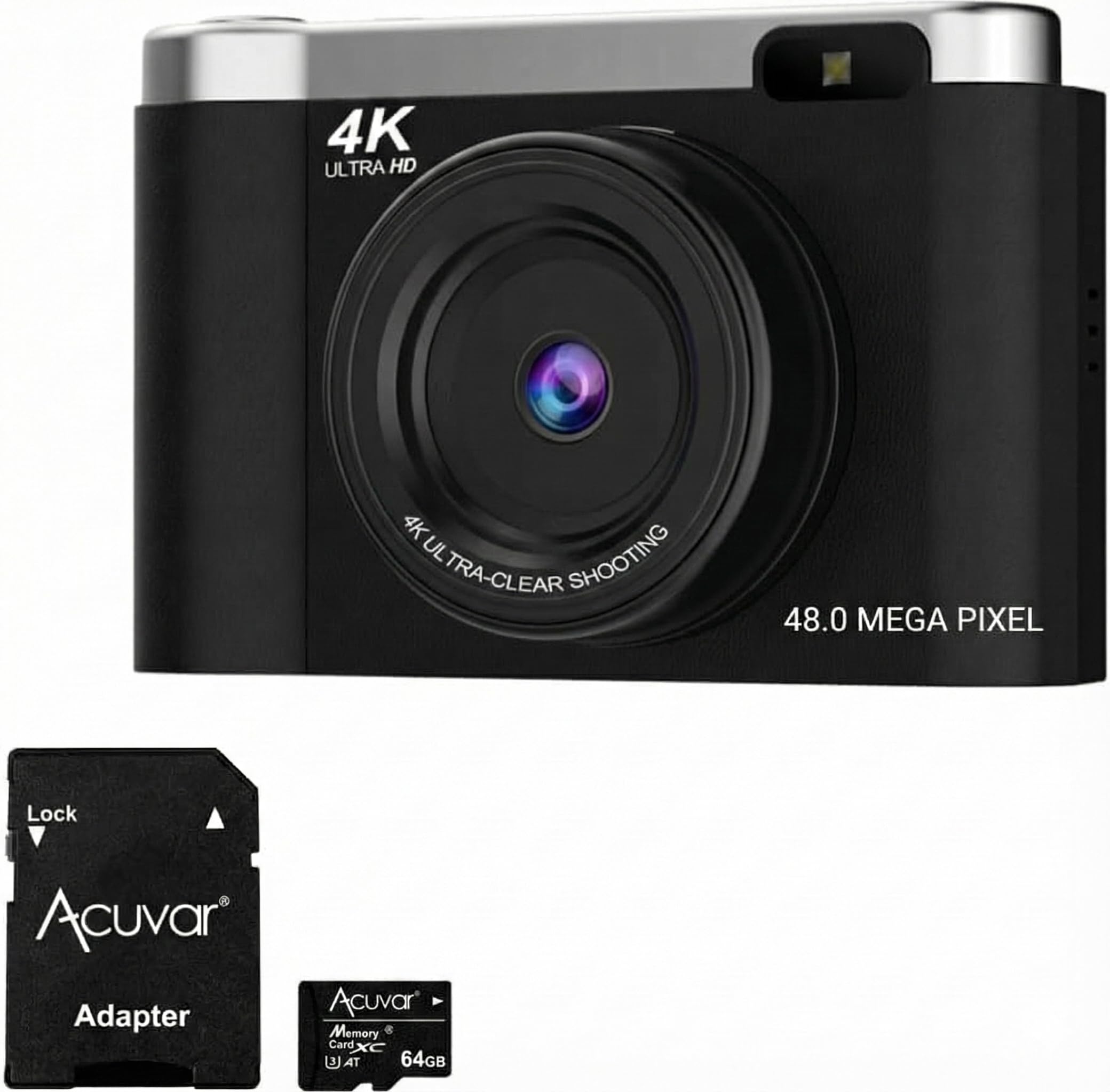 Amazon.com : 4K Digital Camera for Photography & Travel – 48MP