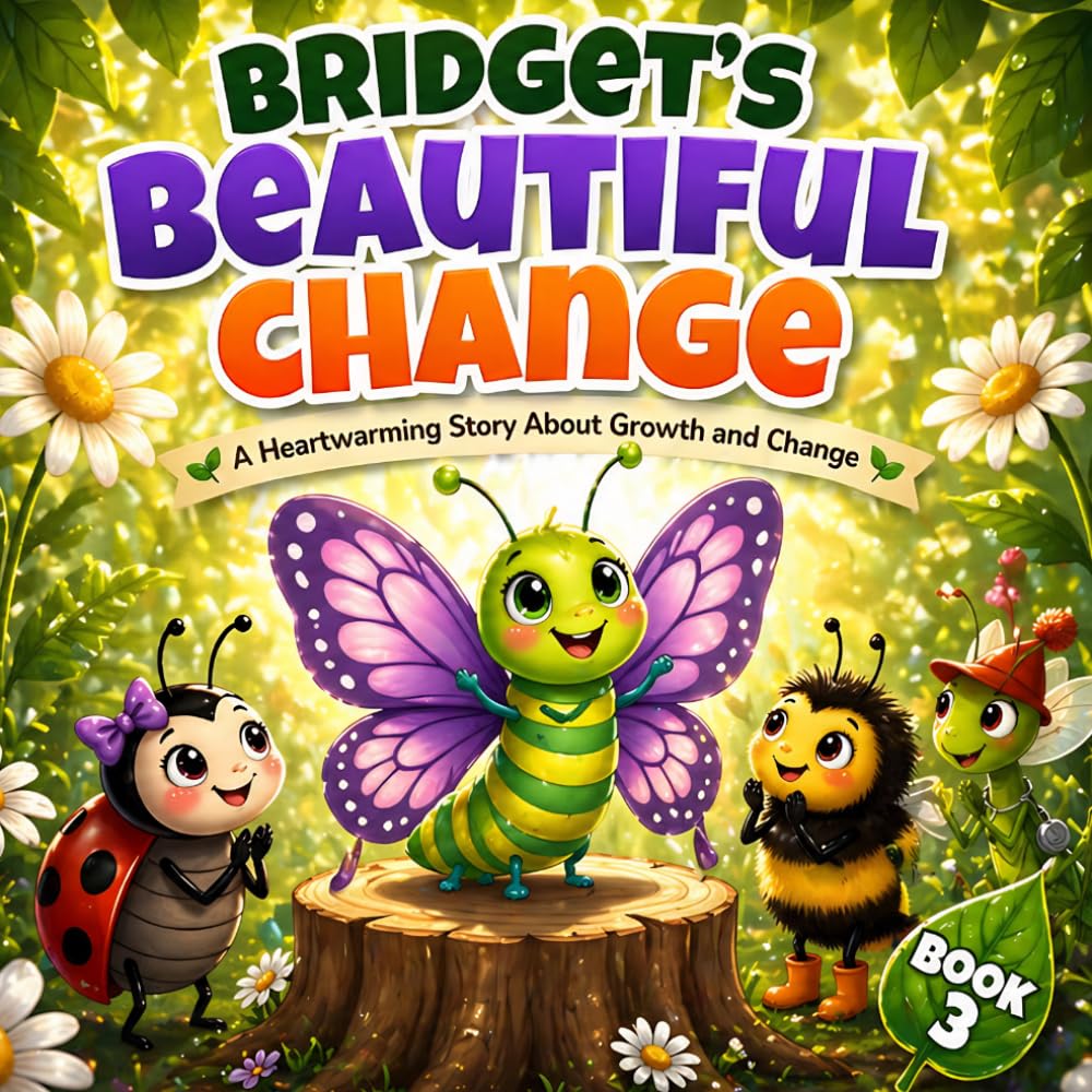 Bridget’s Beautiful Change - Book 3: A Heartwarming Butterfly Story About Growth, Patience, and Becoming Something New. Perfect for children ages 3–7 (Bridget’s Garden Adventures)