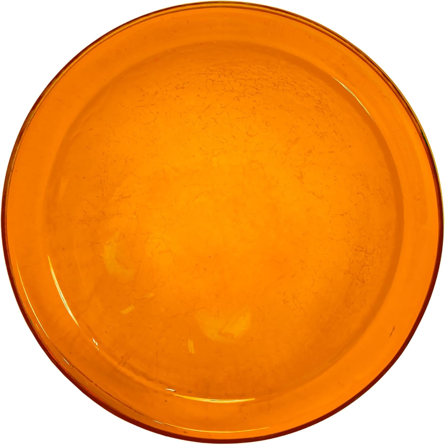 12" Mandarin Crackle Birdbath- Over Rail Bracket