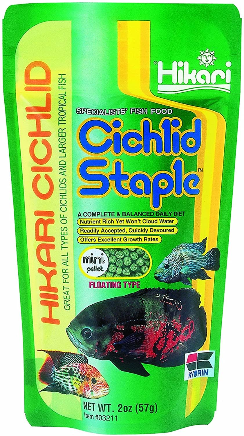 Hikari Cichlid Staple Mini Pellet 57 g * Confezione da Due * – Bundle