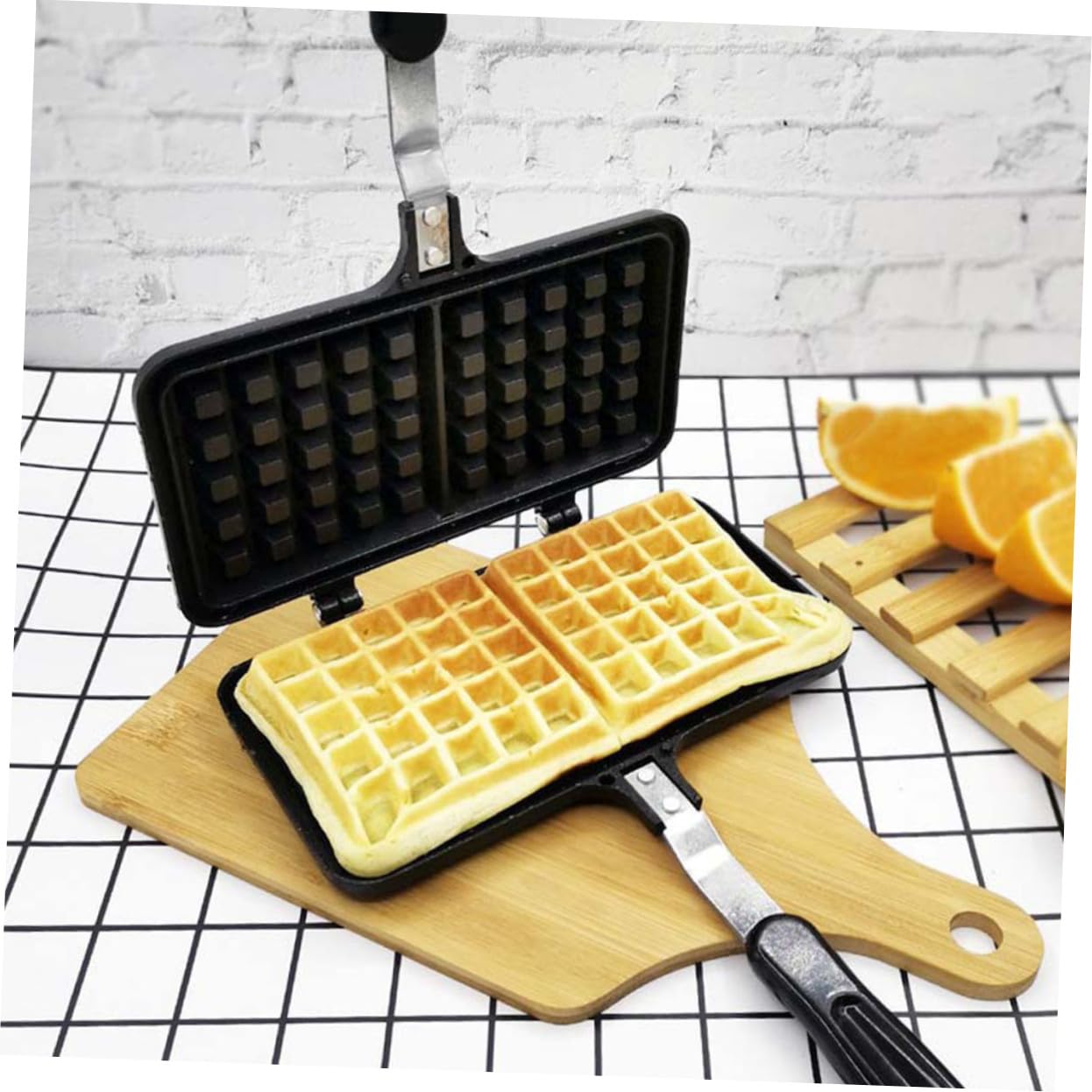 Stampo Waffle Antiadente Creativo per Dolci e Sicuro Facile da Pulire per Cucina e Regalo per Amanti del Cake Baking
