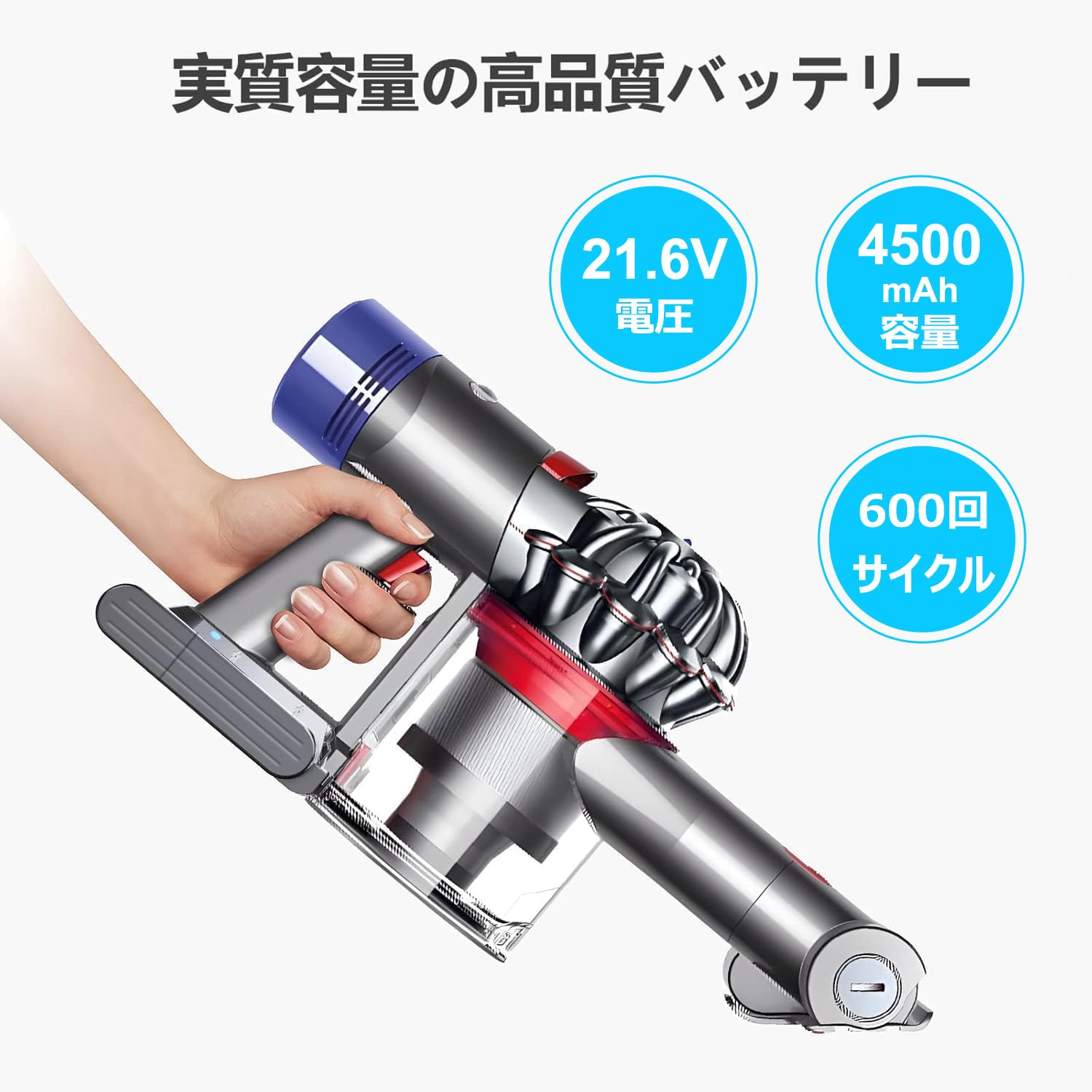 Amazon.co.jp: DTK ダイソン V8 バッテリー SV10 互換 V8 Fluffy