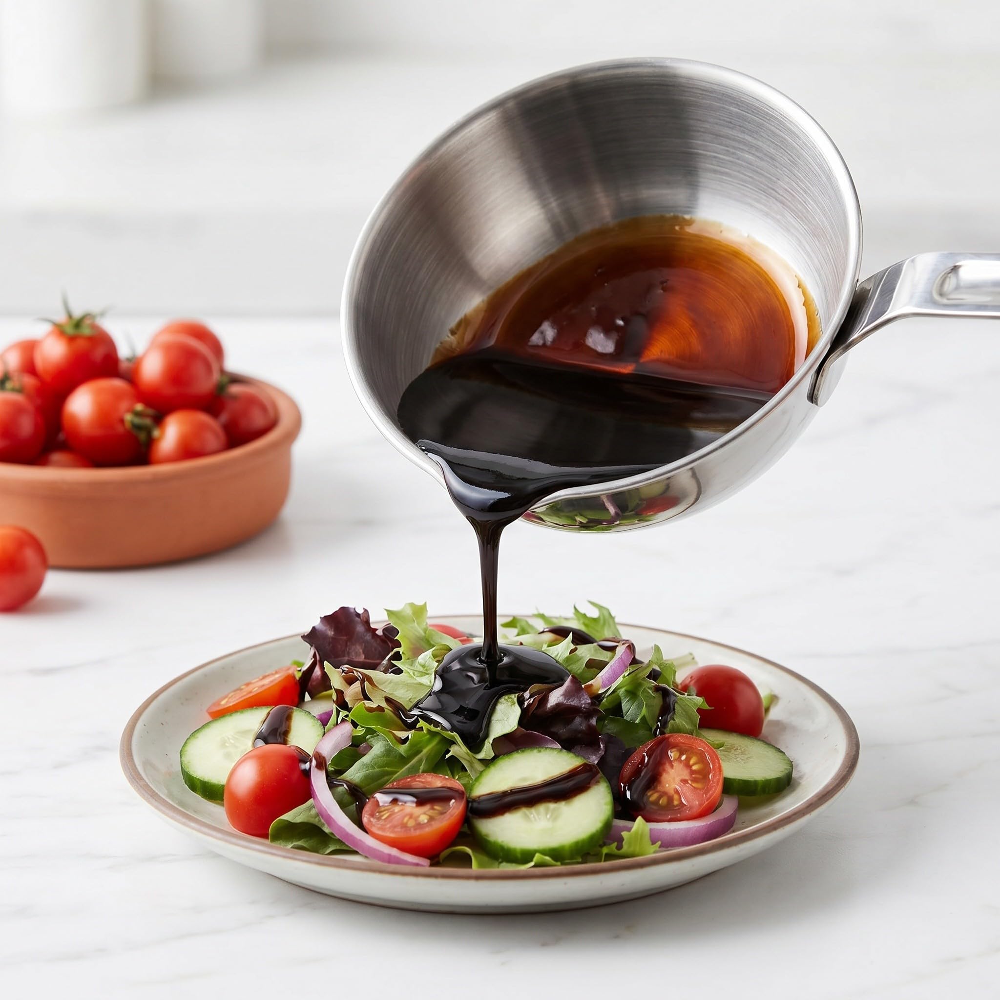 Operitacx Mini-Eierpfanne – 10,4 cm (4,1 Zoll) Mini-Saucentopf aus Edelstahl – Kleiner Topf zum Omelettbraten mit Ausgießer für die Küche zu Hause und das Restaurant