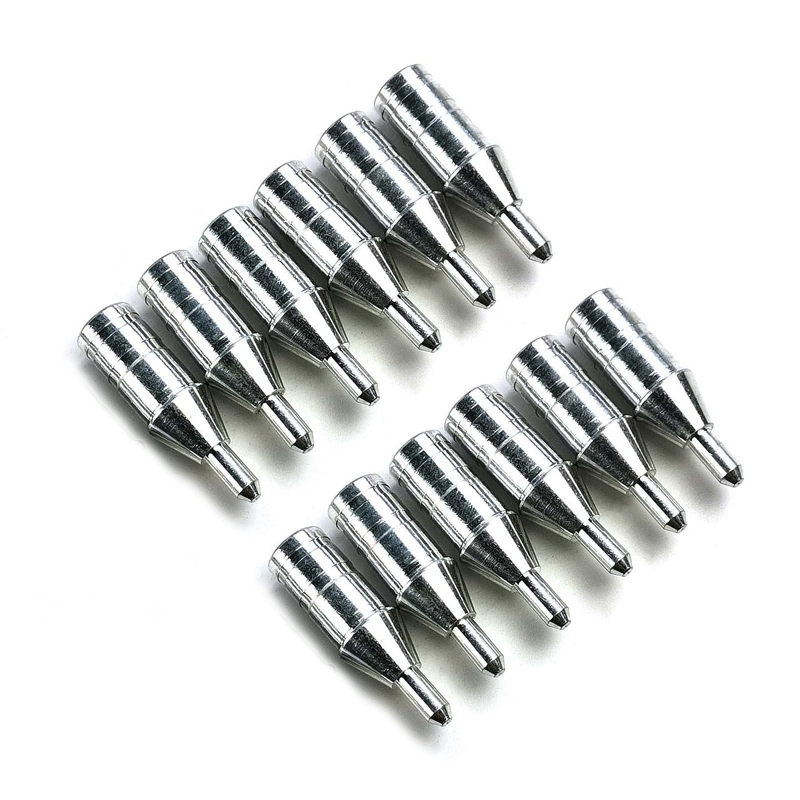 Ephrax Pin Bushings - Premium 6.2 Anti-Shock Nock Protectors for Arrow Shafts - Compatible with Any Pin Nock - Machined from 7075 Aluminum - Dozen Pack