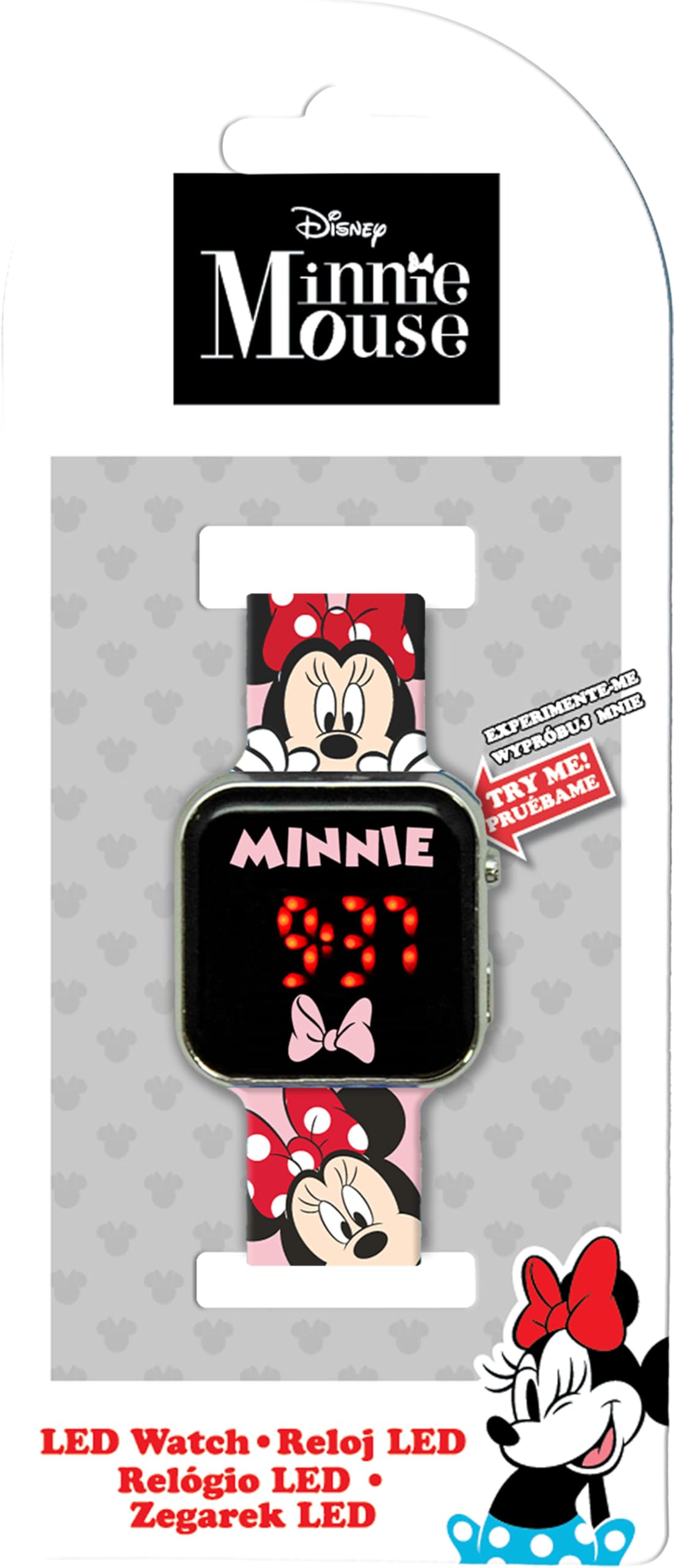 Kids Euroswan - Zegarek LED Minnie