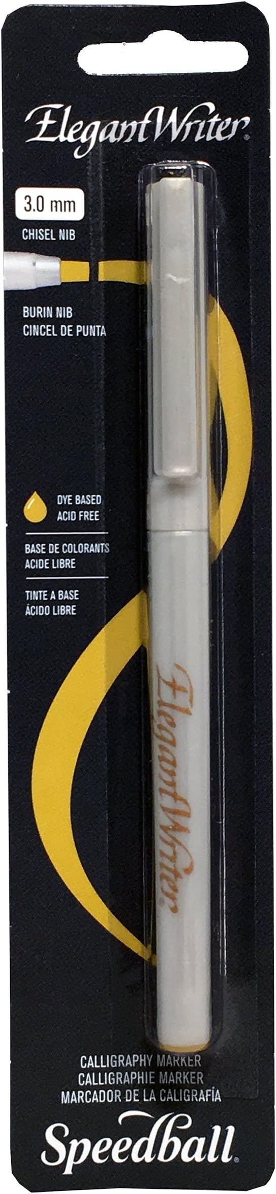 Speedball Elegant Writer Broad Calligraphy Marker, Gold (2862)