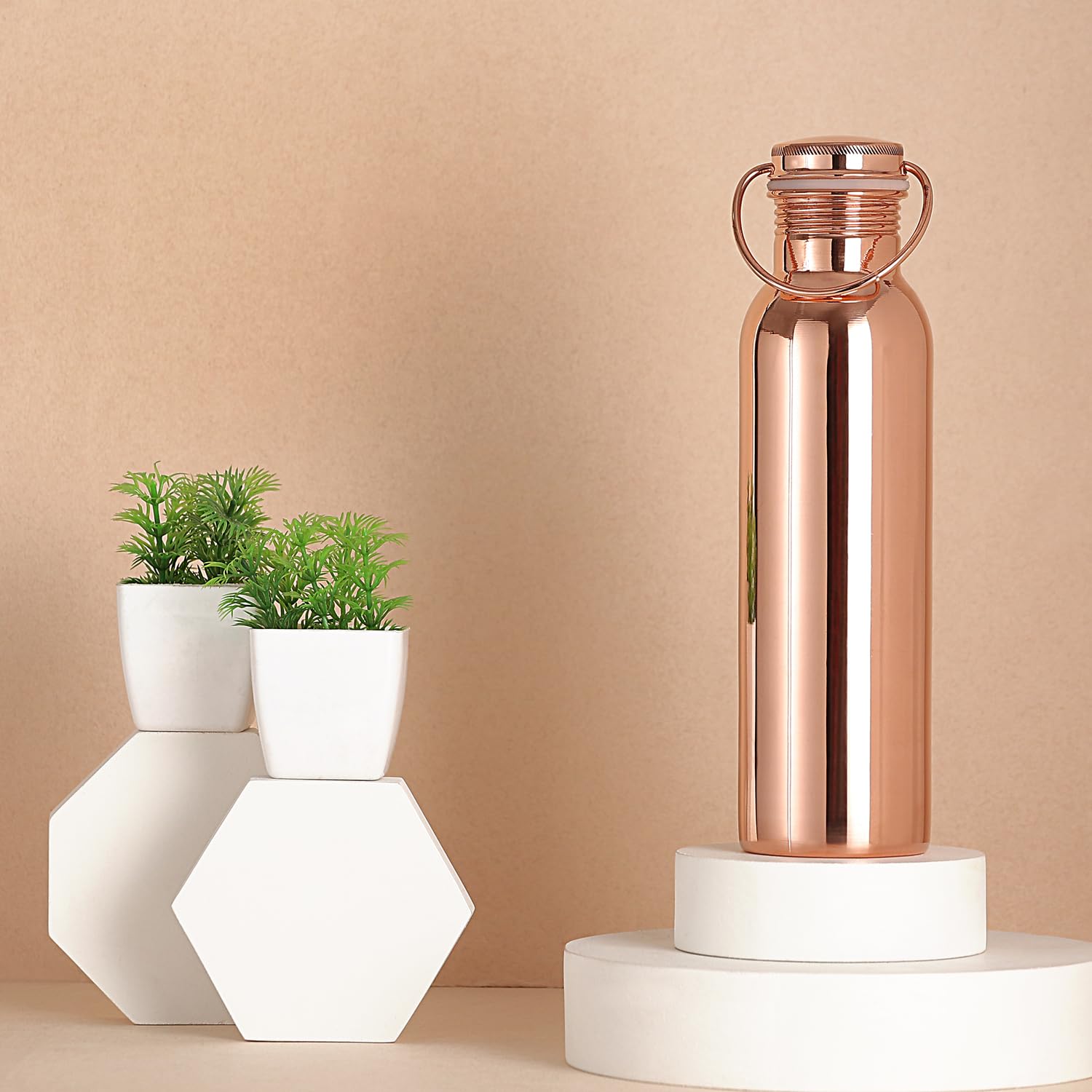 Bouteille D'eau En Cuivre Pur étanche Et Antirouille 1000 Ml États-Unis