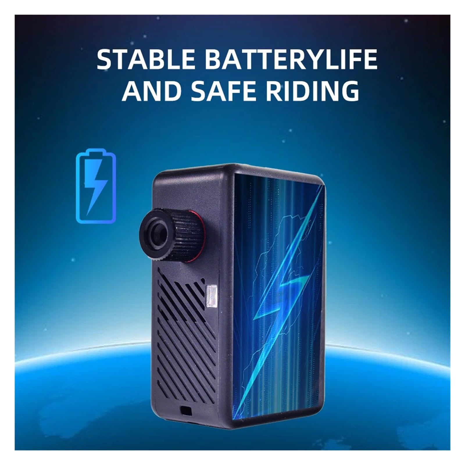 1 pièces 120PSI Mini pompe à vélo électrique Portable, gonfleur de pneu à jauge numérique for pneus de vélo Schrader et Presta