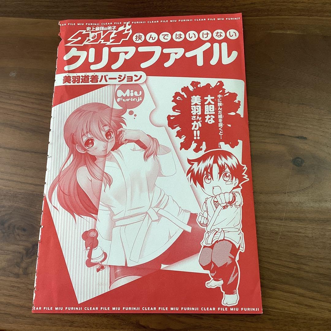 少年サンデーS 2013年7月号※史上最強の弟子ケンイチ※の美羽クリアファイル Amazon.co.jp: 史上最強の弟子 ケンイチ クリアファイル 風林寺美羽