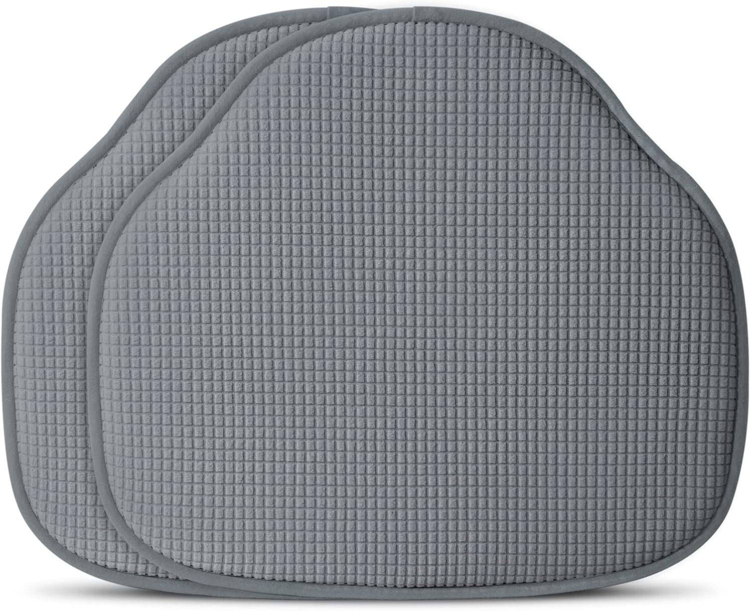 Shinnwa Windsor Chair Cushions Set of 2, Farmhouse Kitchen Seat Cushions, Non Slip Chair Pads for Dining Room, 2 Pack, 17 x 15.5 inches, Brown