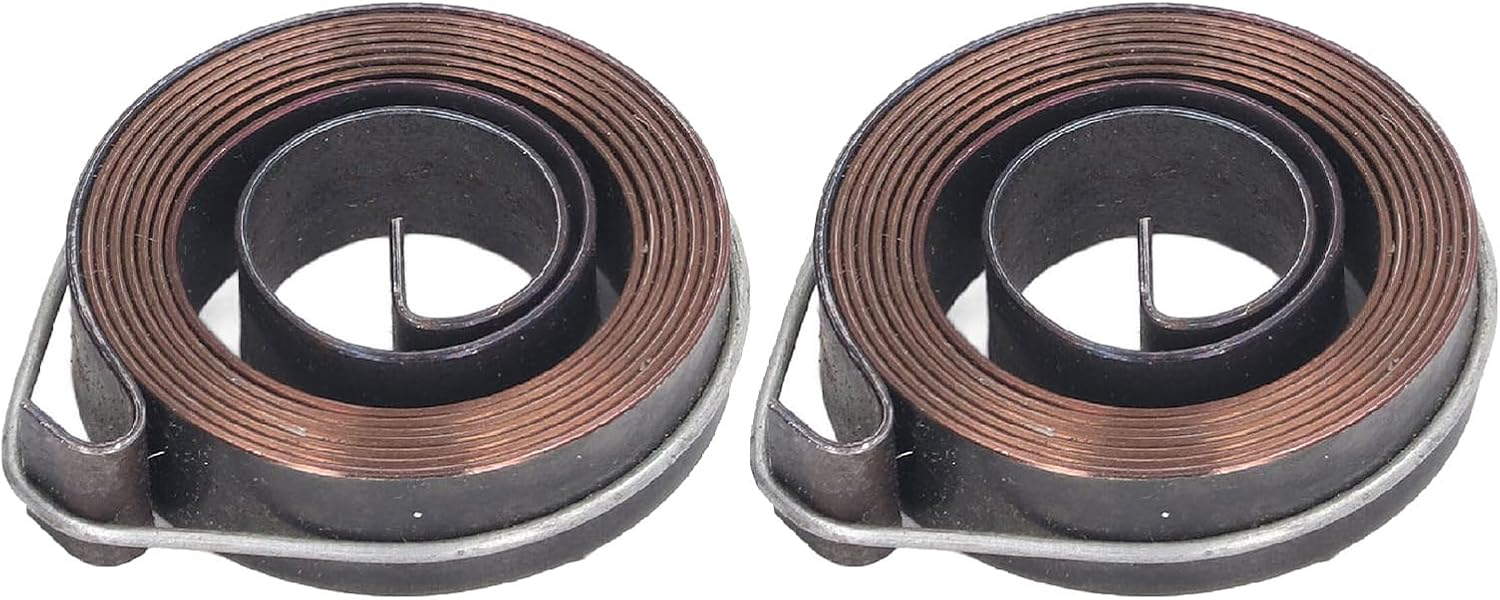 2Pcs Drill Press Spring Drill Press 1540x10mm / 60.63" x0.39" Spring Steel Return Coil Assembly Steel Component