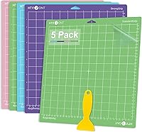 Vista 10 de HTVRONT Alfombrillas de corte con agarre de tela, paquete de 2 alfombrillas de corte de 12 x 12 pulgadas compatibles con Cricut Maker 3/Maker