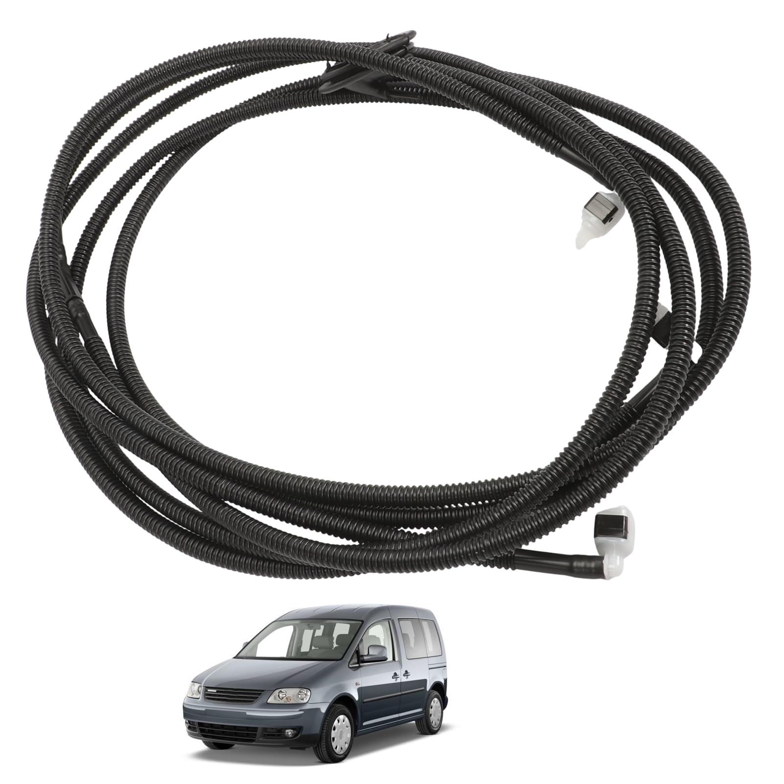 Tuyau de lave-glace (avec buse) 1J0955751D 1J0955751B Convient pour Volkswagen Caddy 2K 2C 2004-2013 Tuyau de lave-glace 1J0955751C 1J0955998C