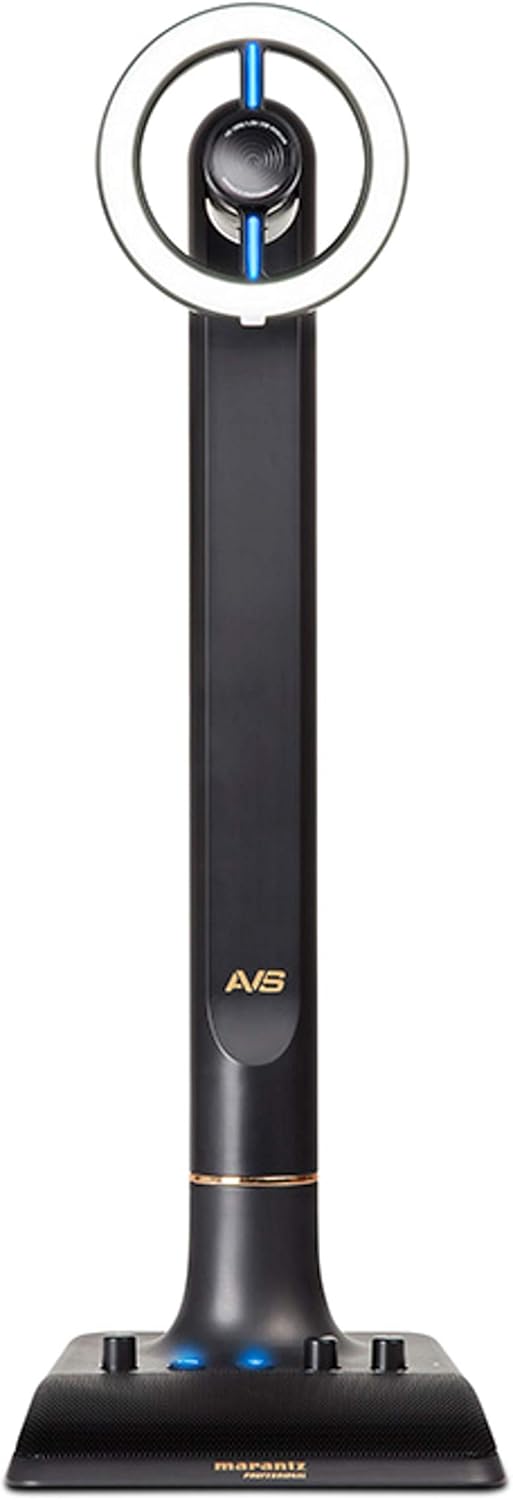 Marantz Professional AVS – HD Webcam with Microphone and Dimmable Ring Light for Video Calling, Zoom, FaceTime, Teams, Streaming and Recording